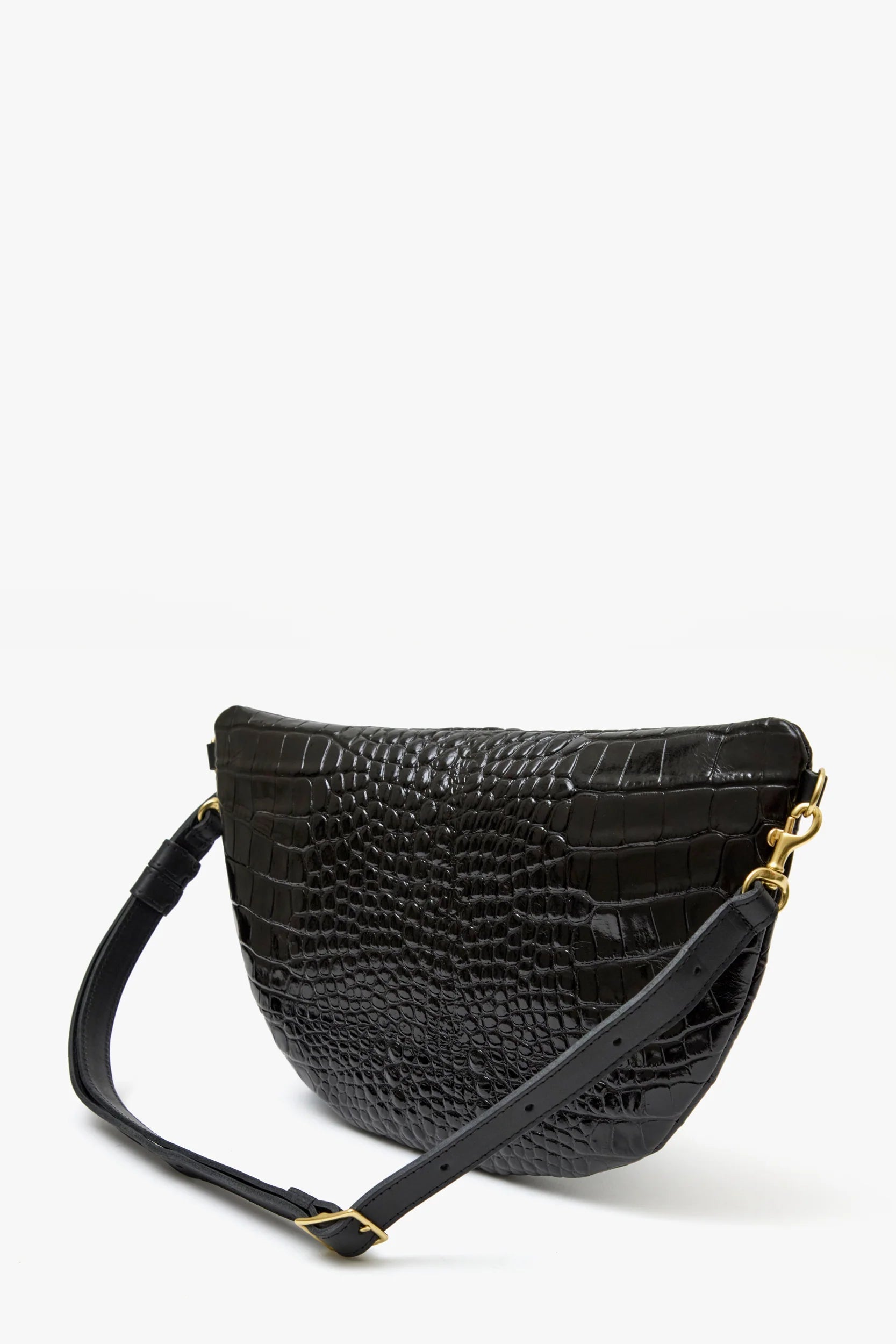 Clare V. Grande Fanny Crossbody Bag in Congo Croco | Shop Eleanor