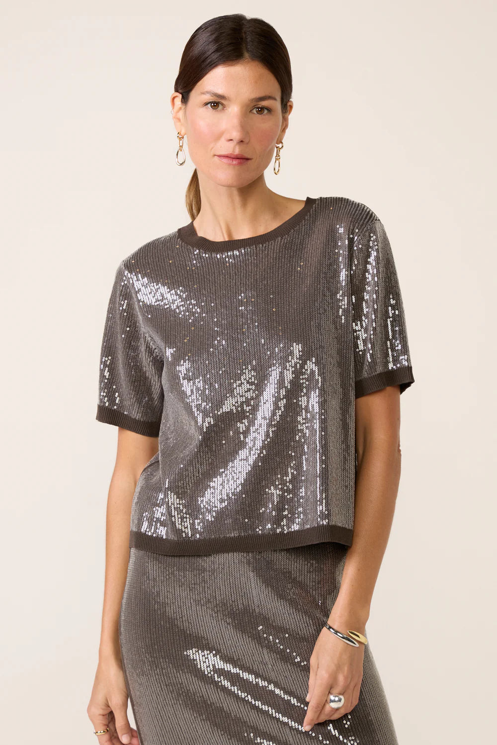 Sanctuary Sparkle Sequin Sweater in Ink | Shop Eleanor