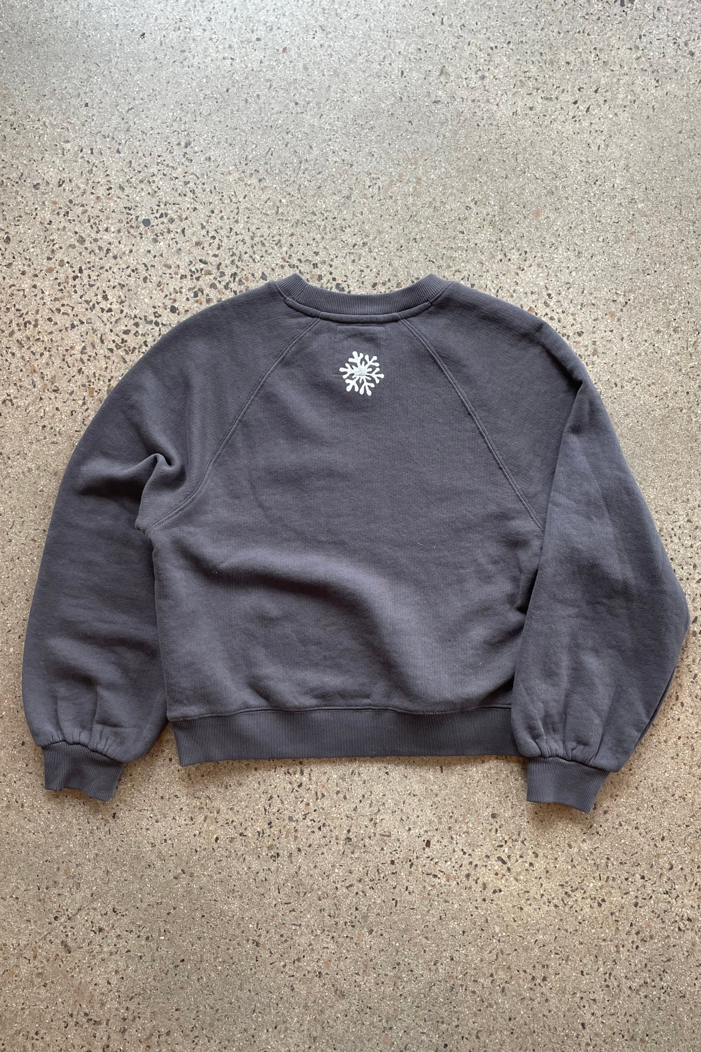 Just Madison Ski Sweatshirt in Grey | Shop Eleanor - Women's Sweaters