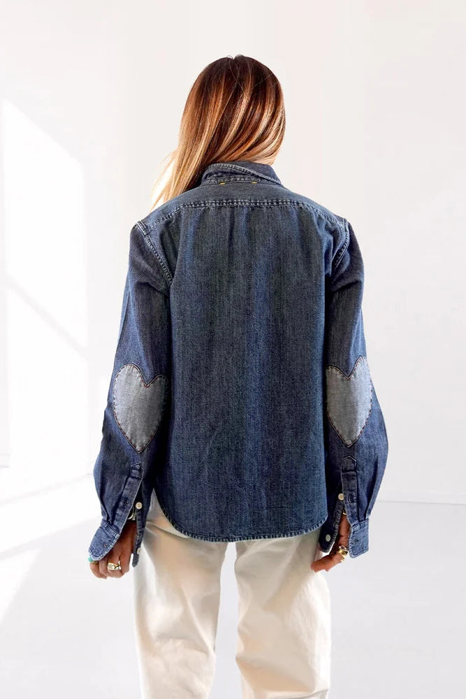 Kerri Rosenthal Keaton Denim Shirt | Shop Eleanor