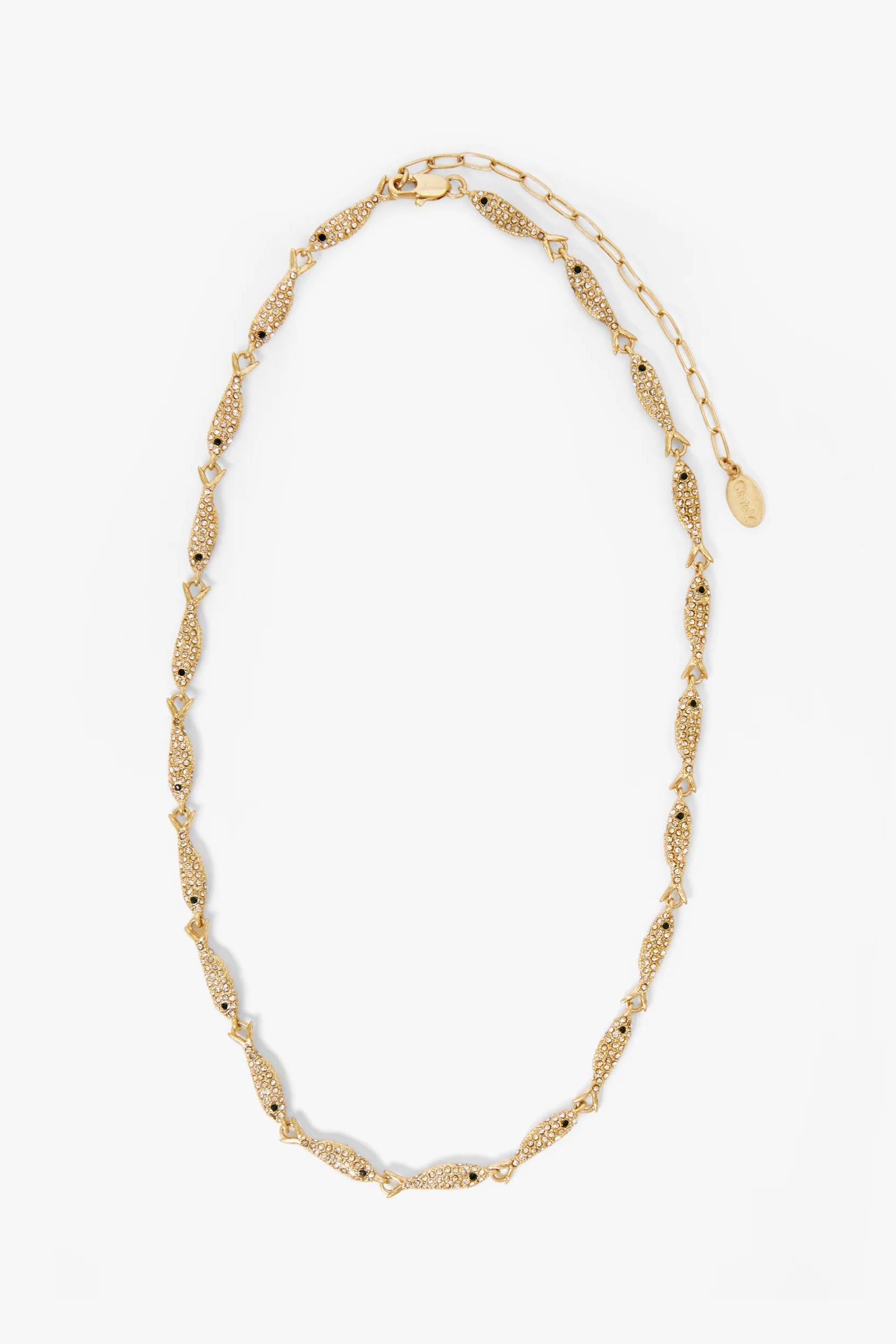 Clare V. Le Pave Sardine Necklace in Gold | Shop Eleanor