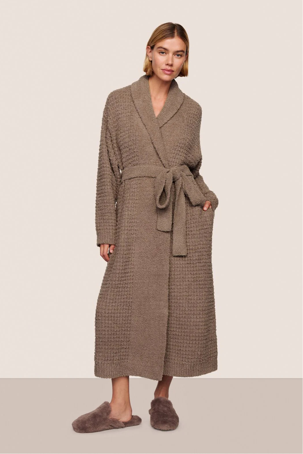 Eberjey Plush Slipper in Deep Taupe | Shop Eleanor - Women's Apparel and Footwear in Louisville, CO