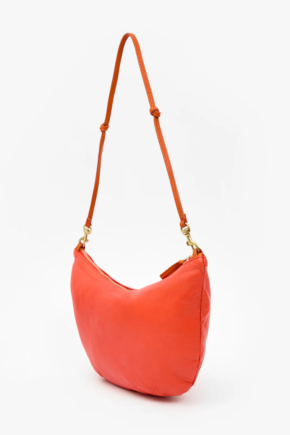 Clare V. Lune Shoulder Bag in L'Orange | Shop Eleanor