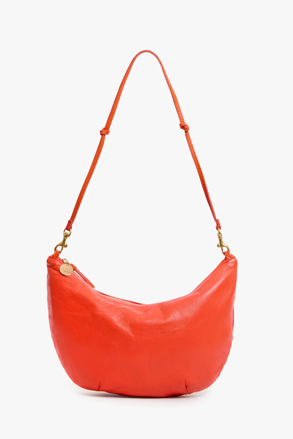Clare V. Lune Shoulder Bag in L'Orange | Shop Eleanor
