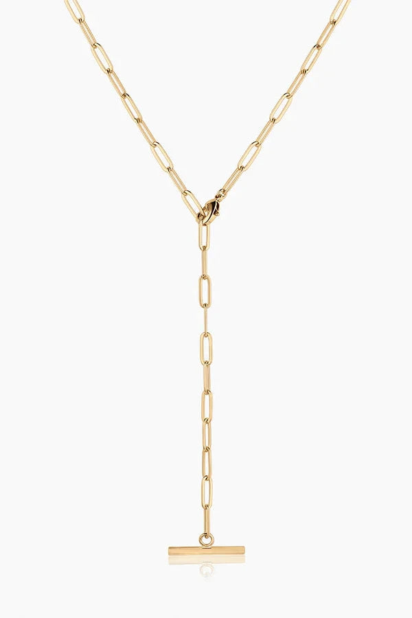 Thatch Jewelry Dottie Lariat Paperclip Necklace | Shop Eleanor - Women's Designer Accessories and Jewelry in Louisville, CO