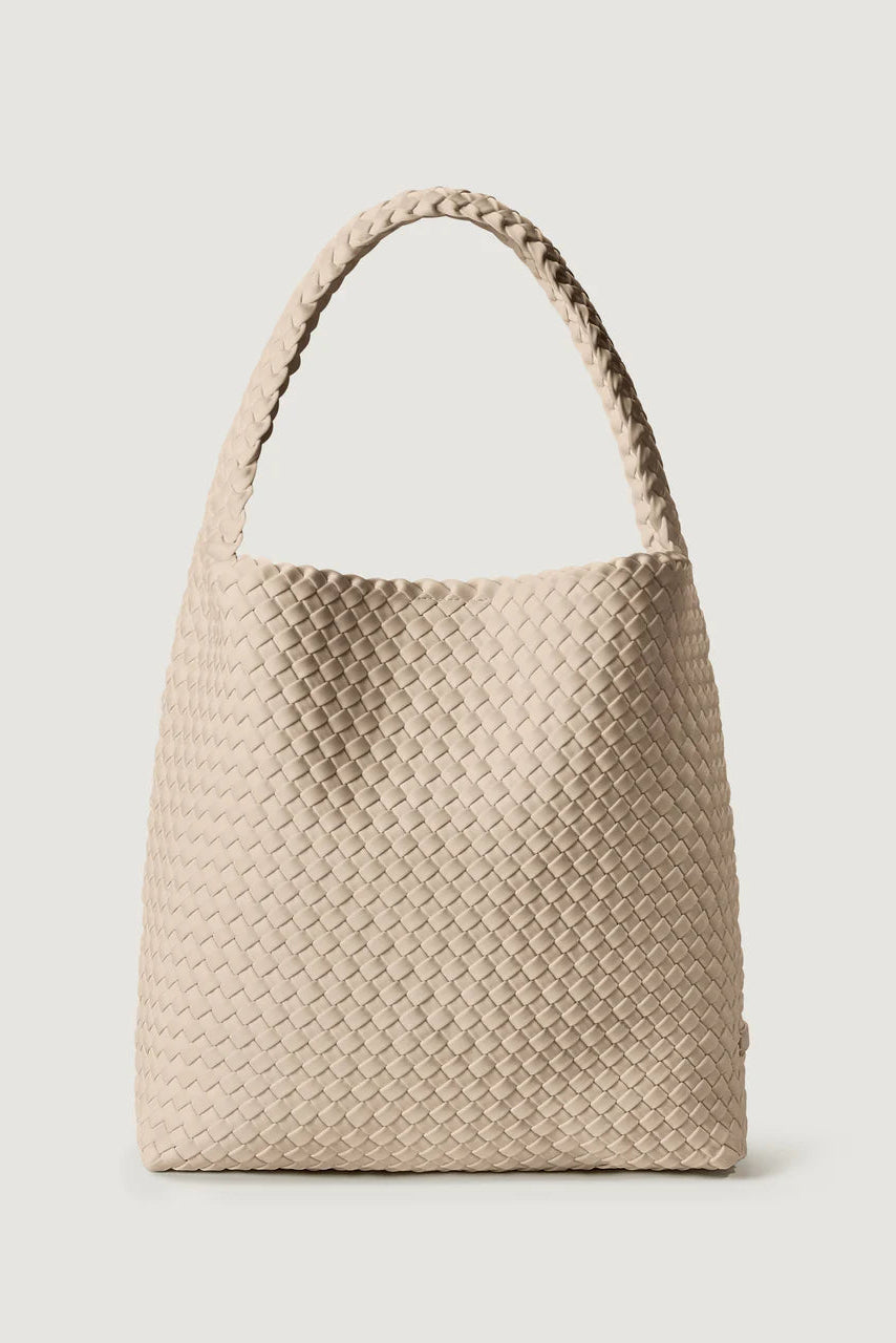 Naghedi Nomad Medium Hobo in Ecru | Shop Eleanor