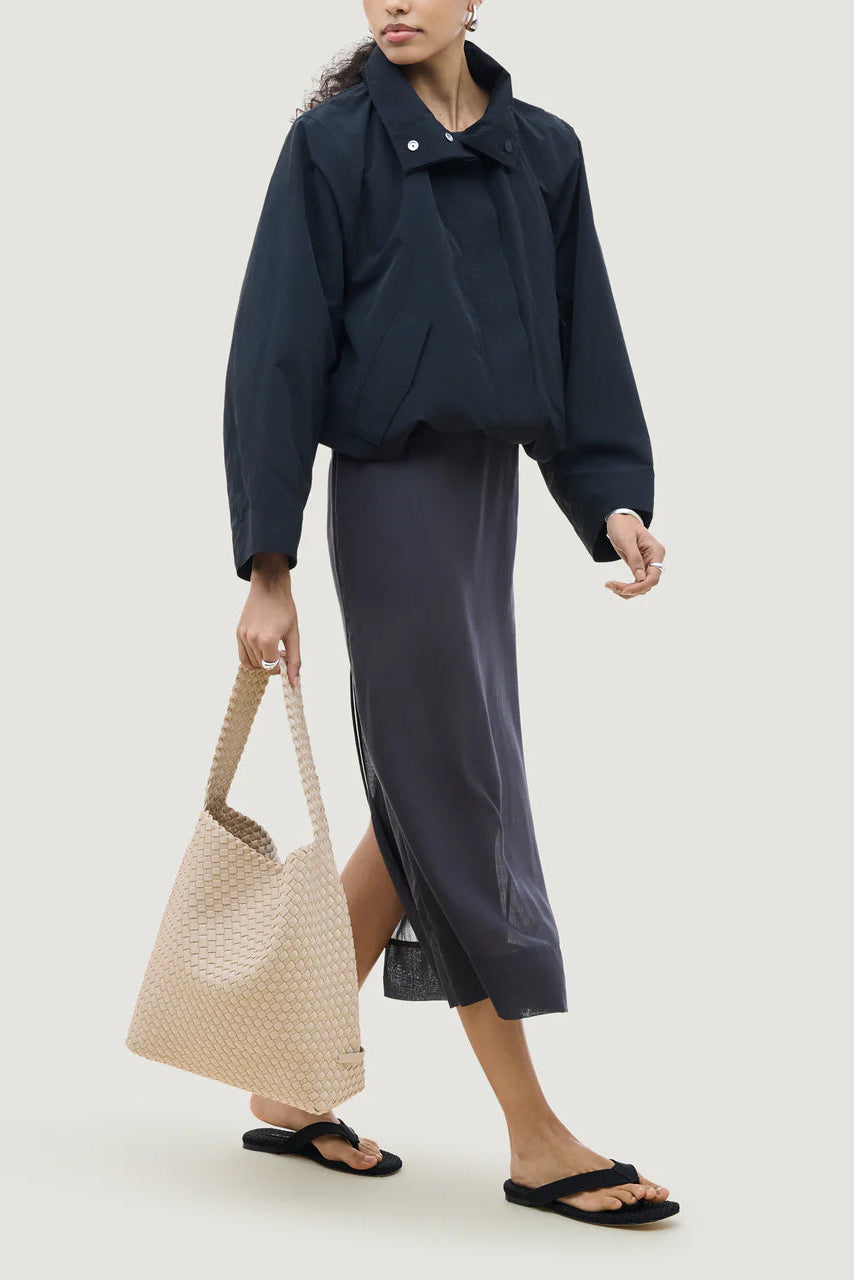 luxury leather tote shoulder bag