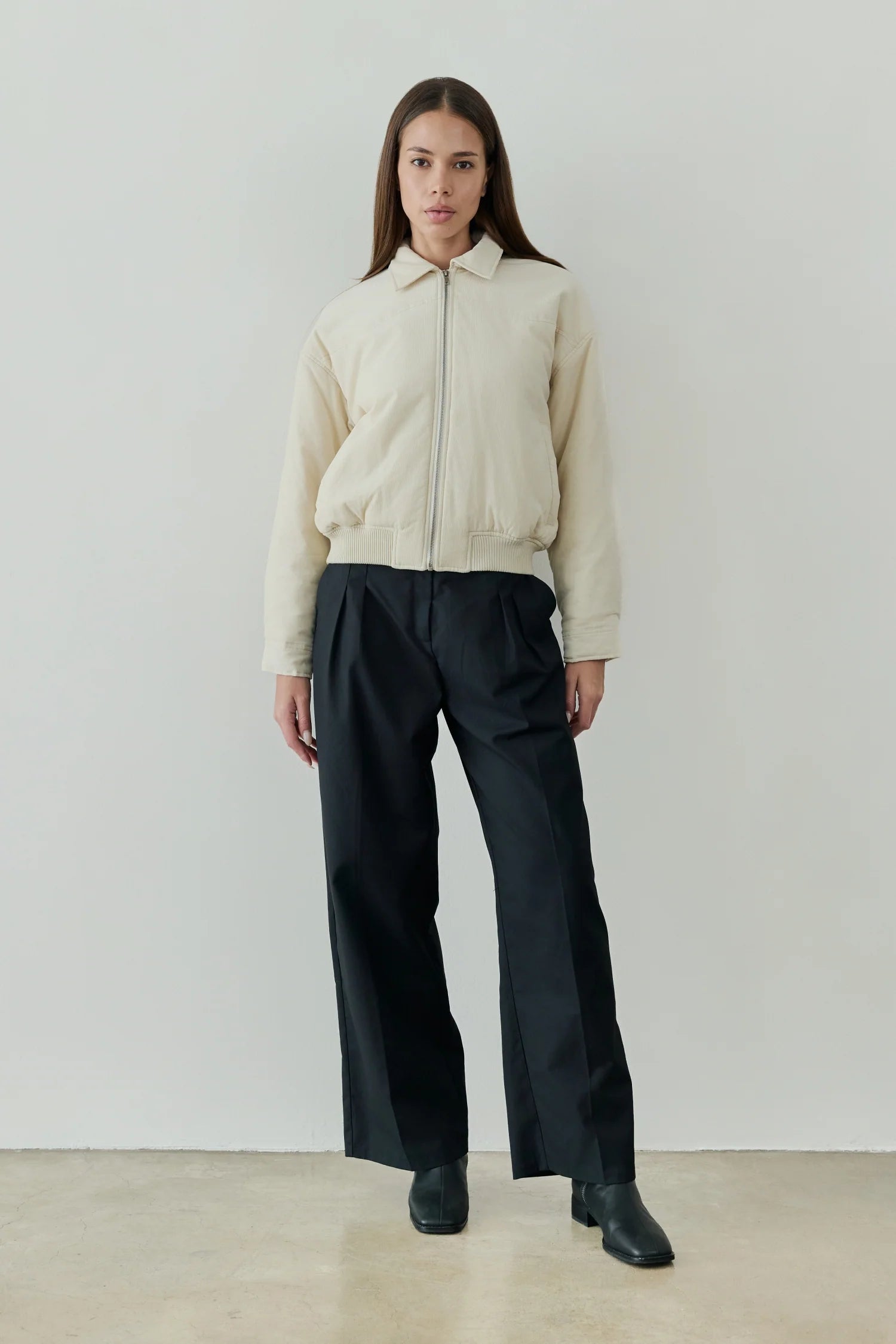 Mod Ref The Kade Jacket in Cream | Shop Eleanor