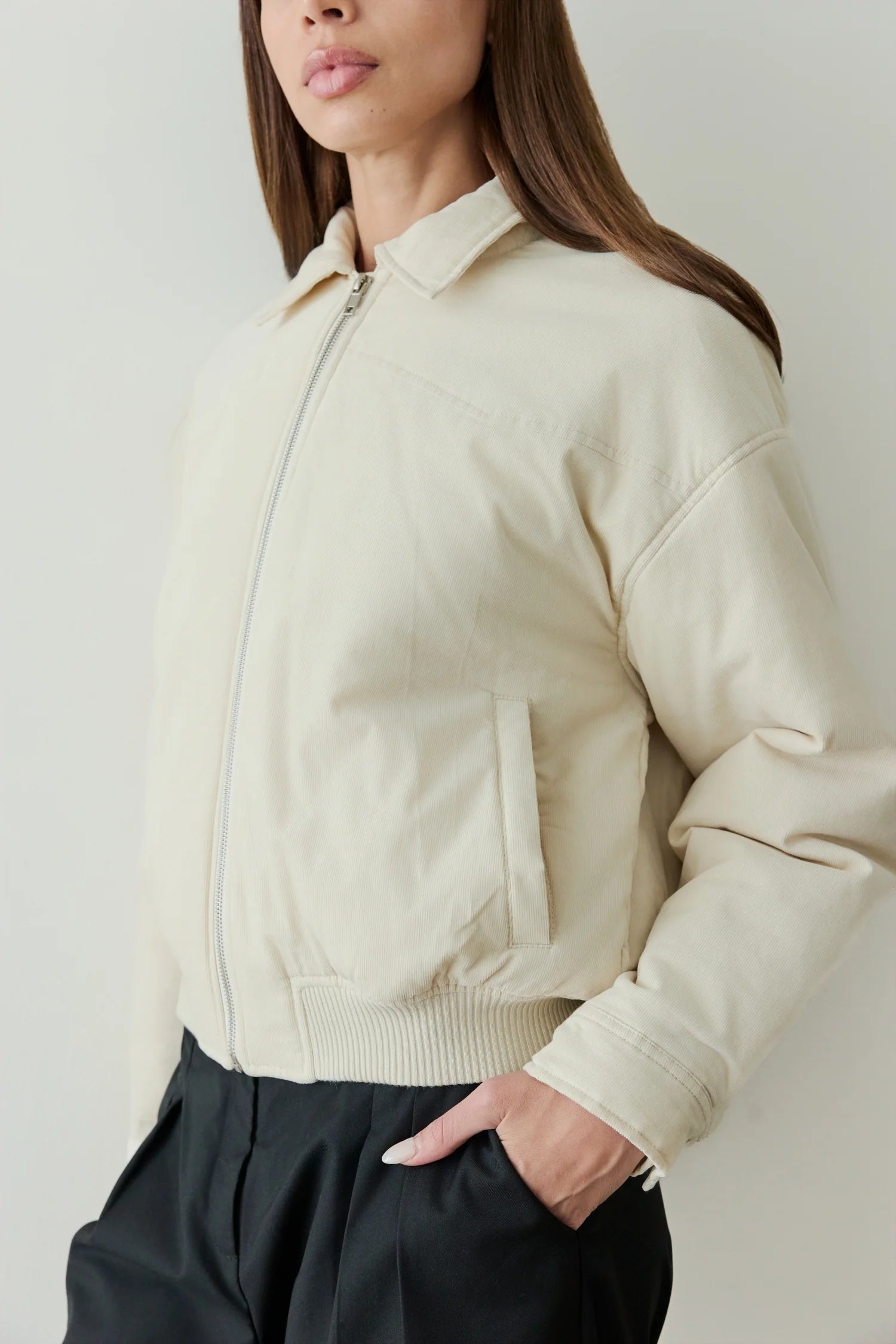 Mod Ref The Kade Jacket in Cream | Shop Eleanor