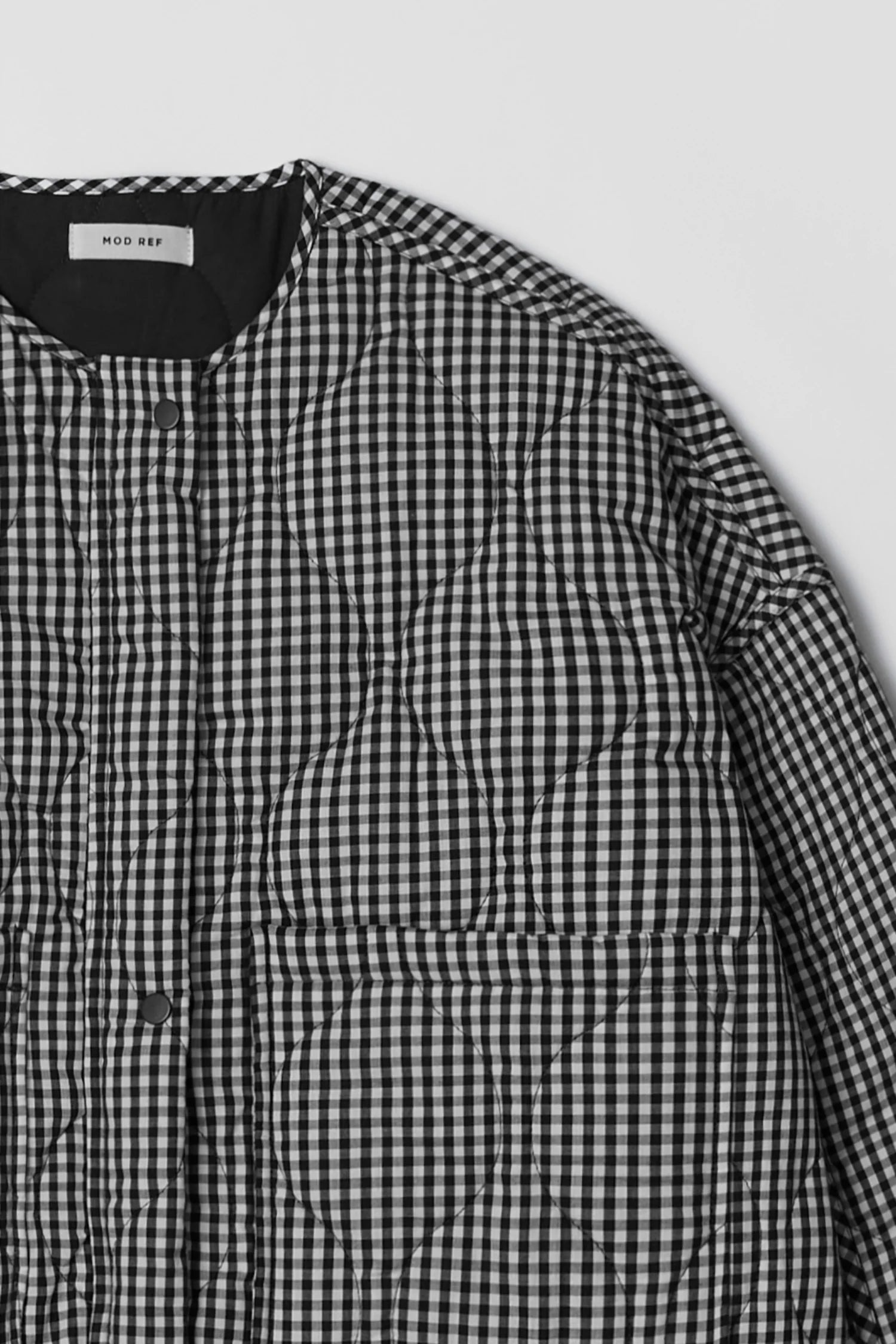 Mod Ref The Rochelle Jacket in Black and White Checker | Shop Eleanor