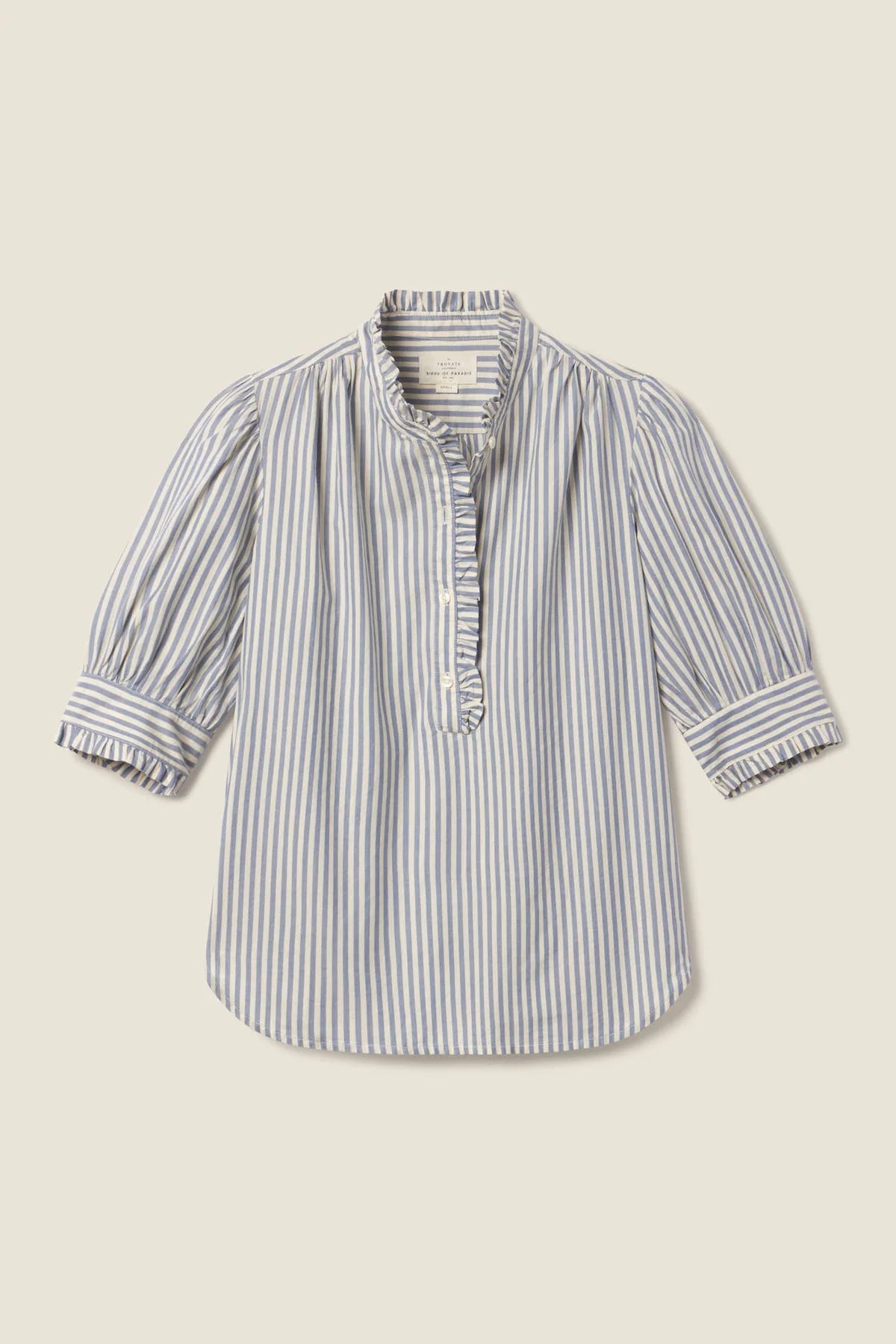Trovata Noah Blouse in Oceanview Stripe | Shop Eleanor