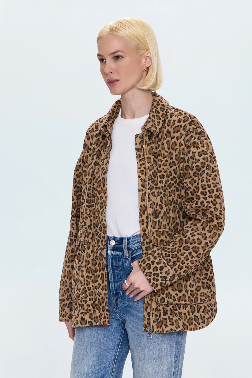 Pistola Cecile Utility Jacket in Feline Leopard Print | Shop Eleanor - Women's Designer Boutique in Colorado