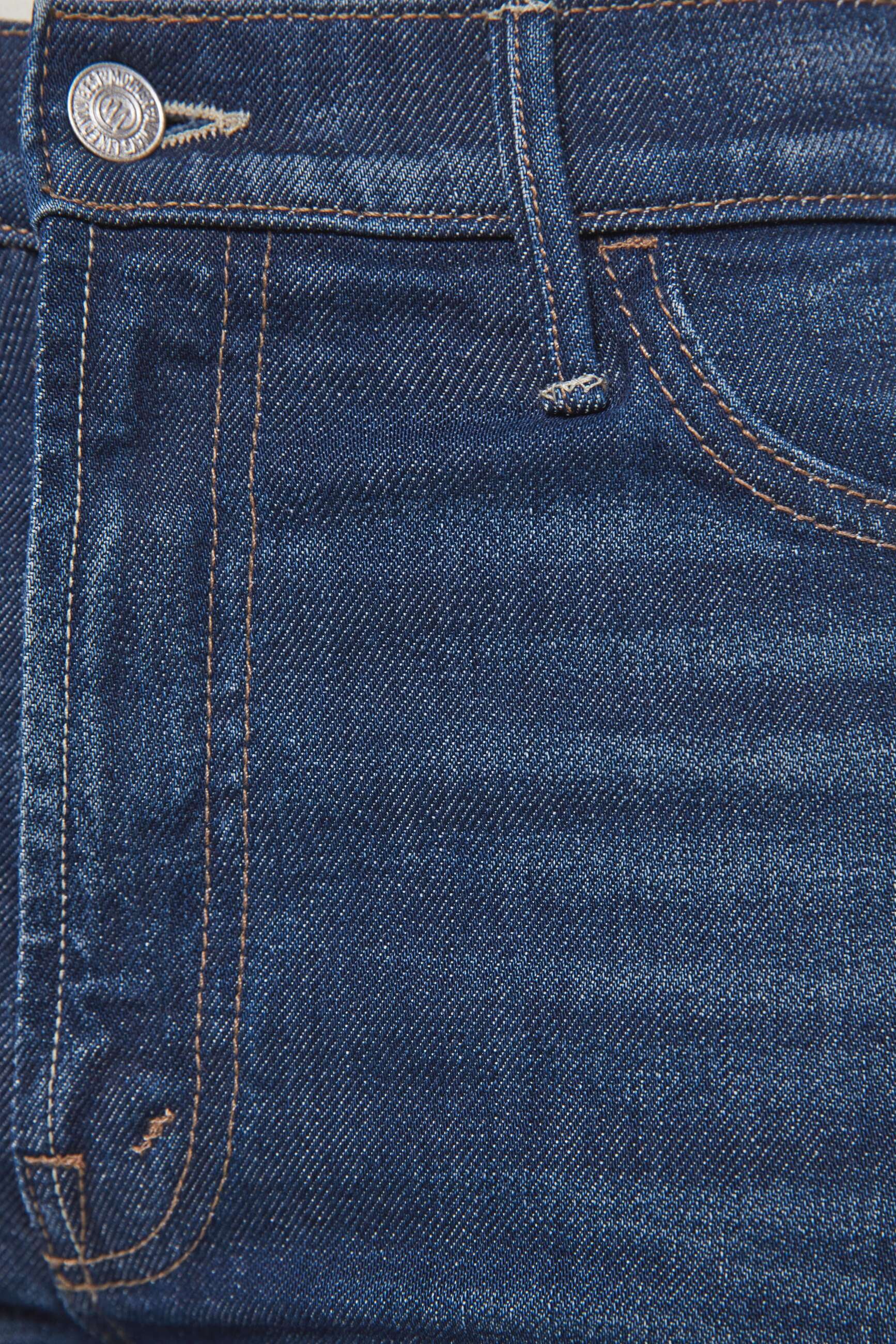 Mother Lil Hustler Roller Sneak Cuff Indigo Denim Jean | Shop Eleanor