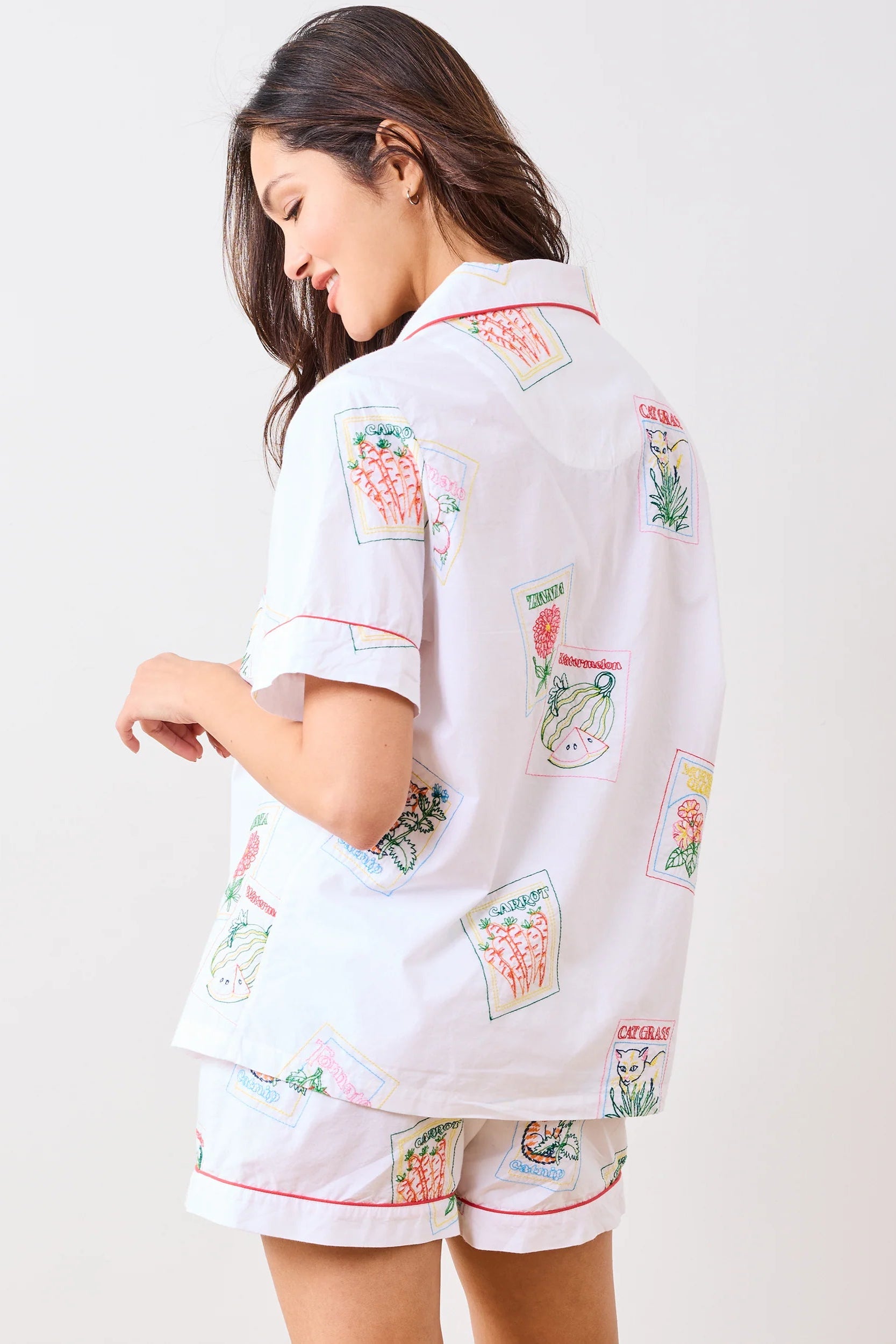 Printfresh Seed Packets Embroidered PJ Set | Shop Eleanor - Women's Clothing