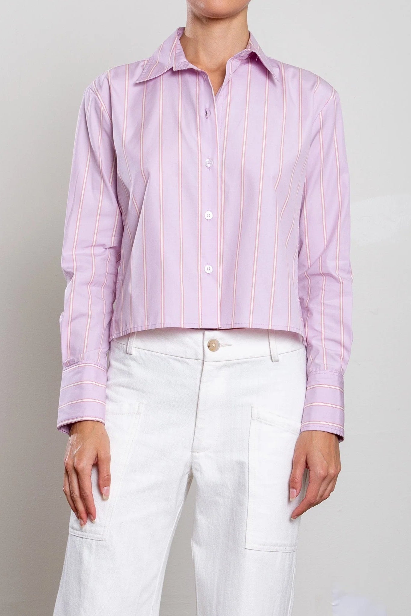 Pharaoh Enzo Shirt in Japanese Stripe | Shop Eleanor - Women's Apparel