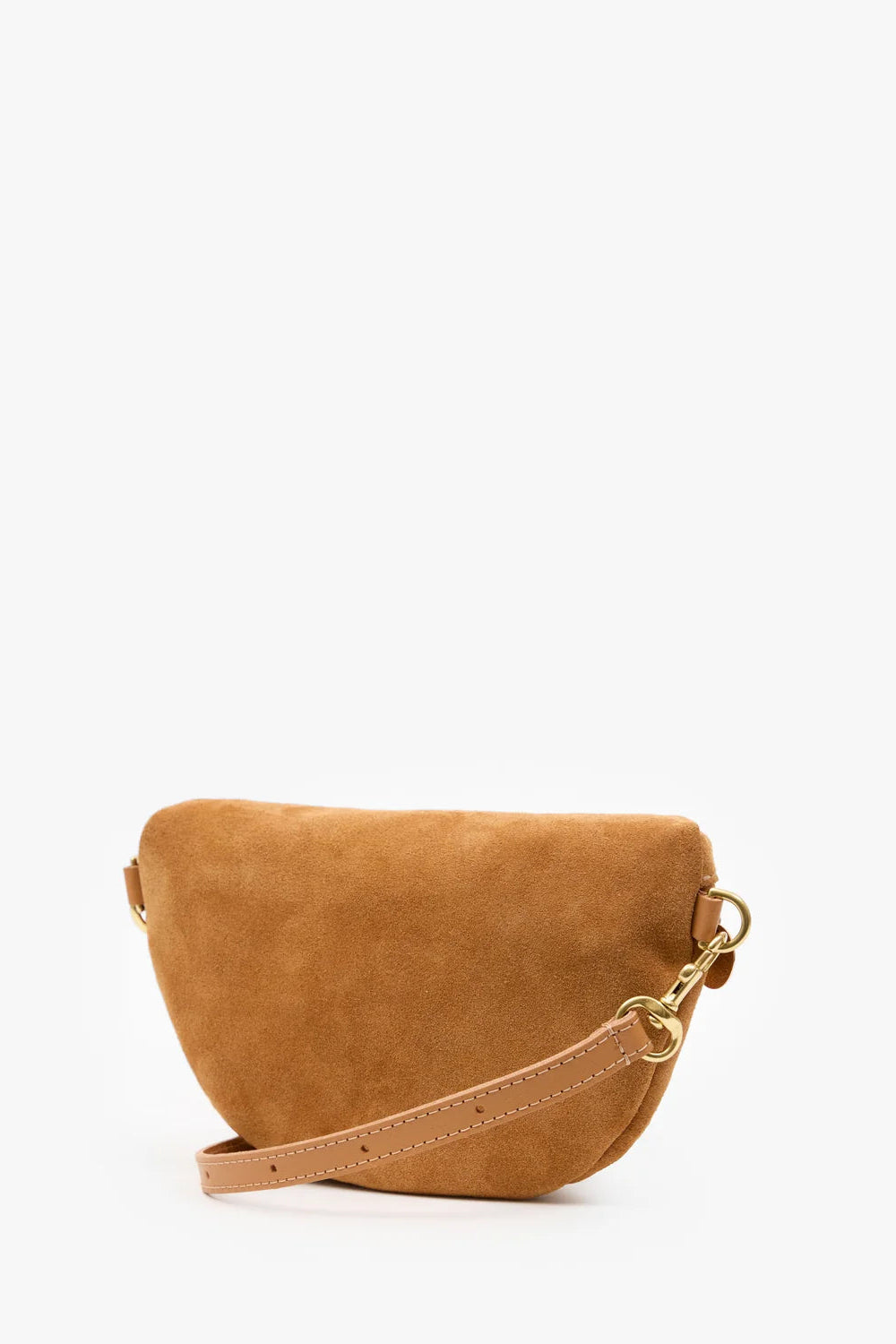 Clare V. Petite Fanny in Caramel Suede | Shop Eleanor