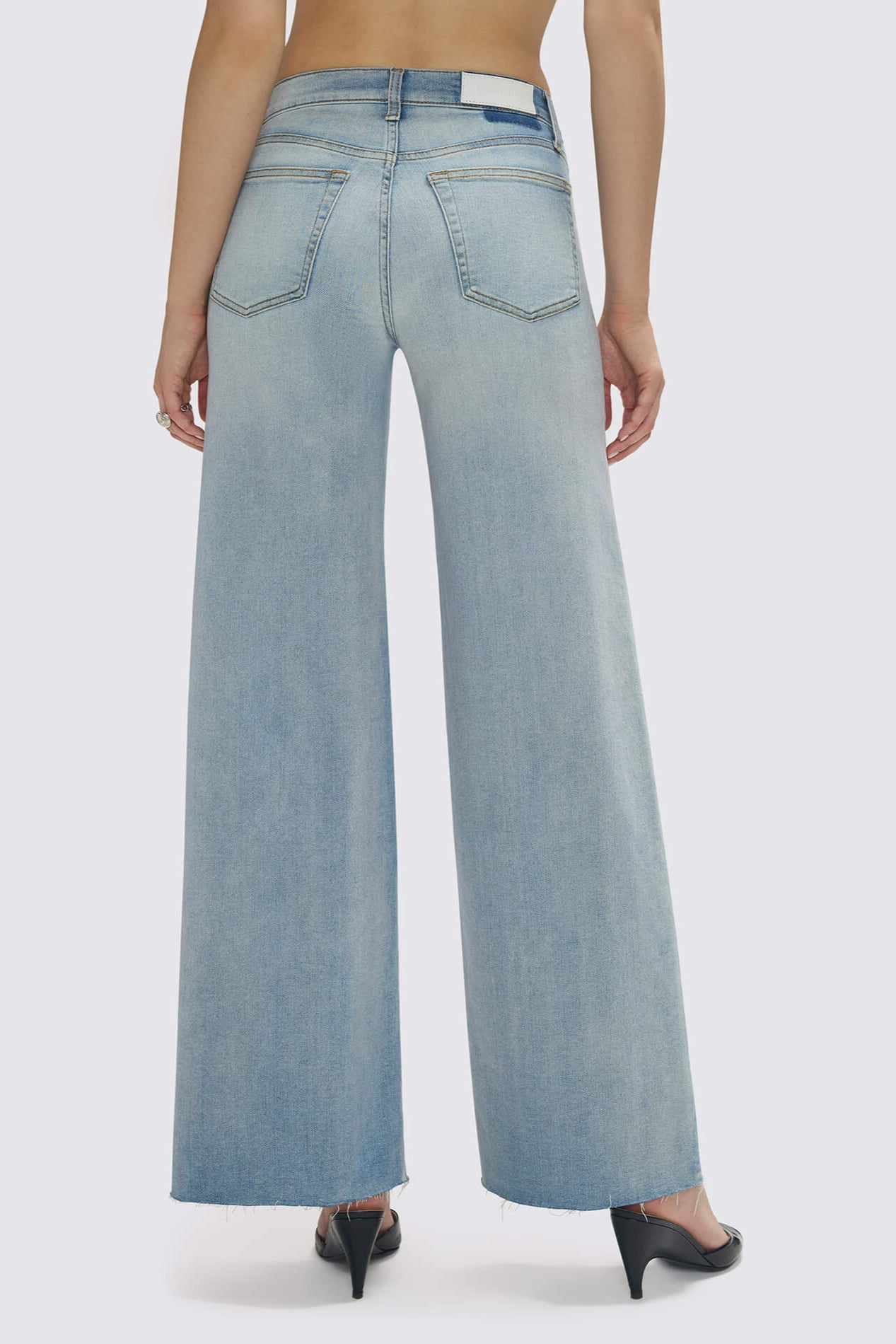 Re/Done Mid Rise Palazzo Denim Jean | Shop Eleanor - Women's Casual Luxury Online Clothing Boutique based in Colorado