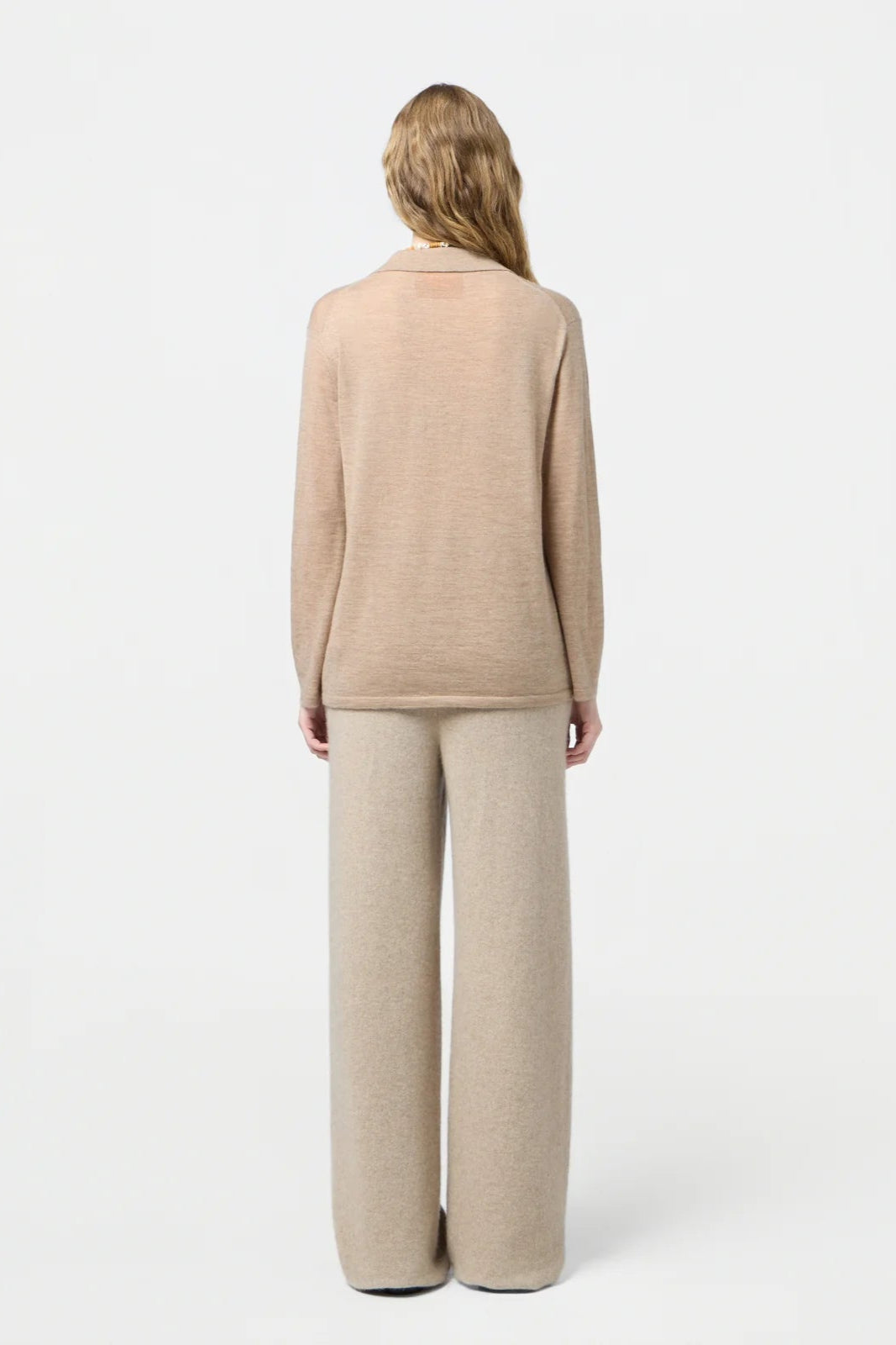 Guest in Residence Elevated Cashmere Button-down Shirt in Taupe | Shop Eleanor - Women's Luxury Clothing near Denver