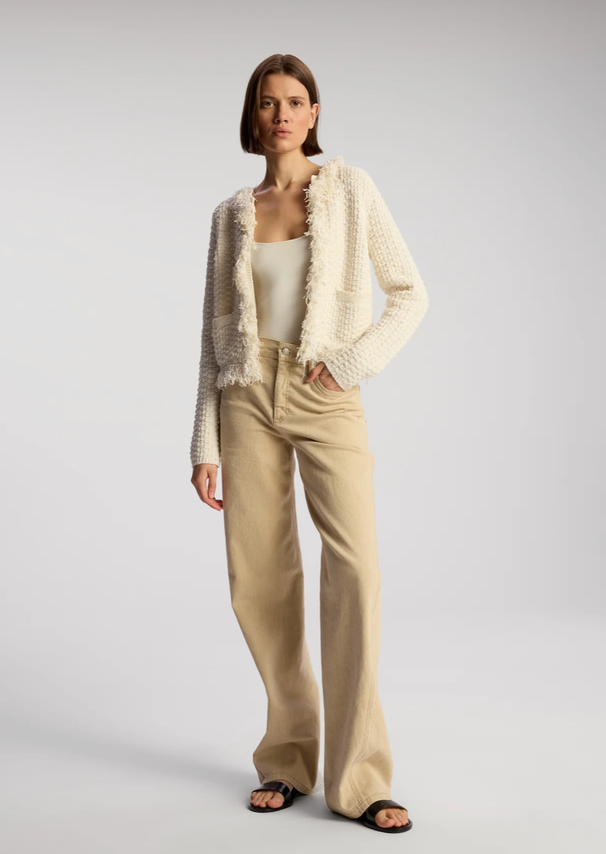 The April Cardigan from A.L.C in white