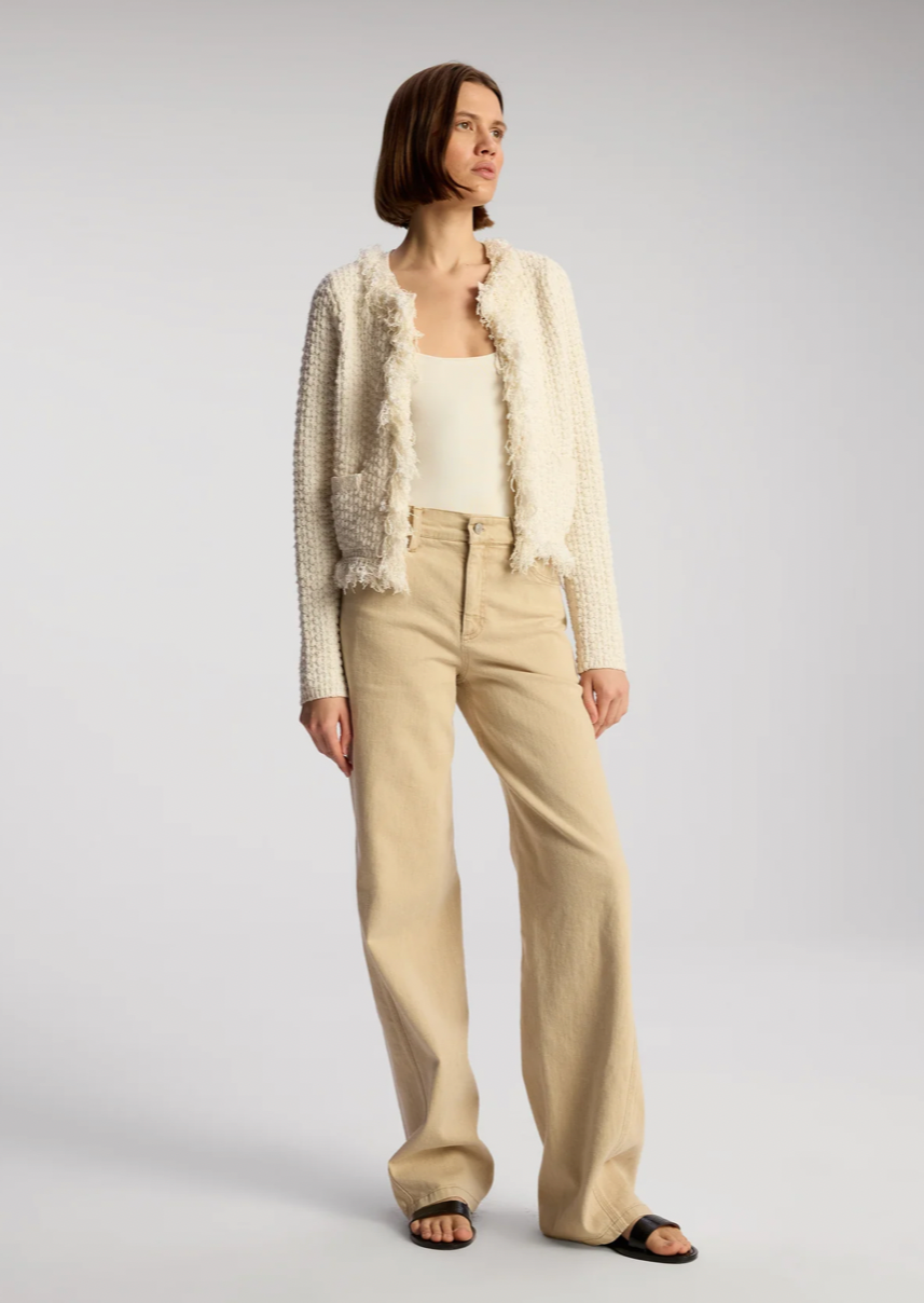 The April Cardigan from A.L.C in white