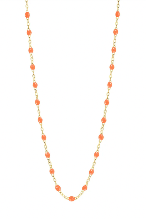 The Classic Gigi CLOZEAU 19.7" Necklace in Orange