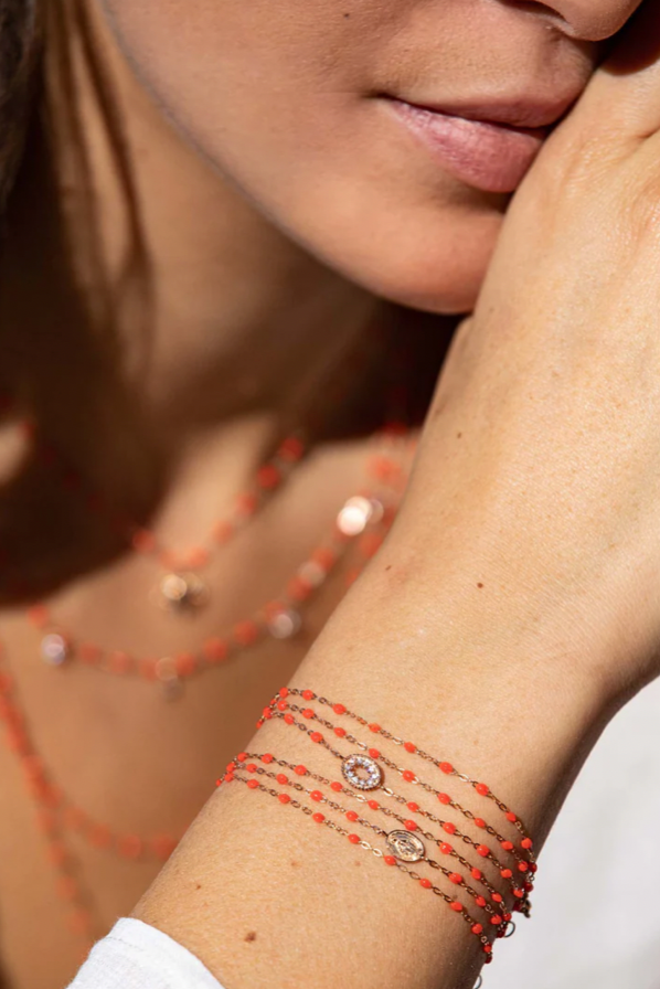 The Classic Gigi CLOZEAU Bracelet in Coral
