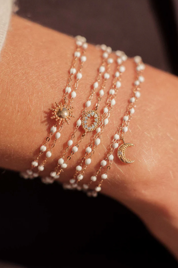 The classic Gigi CLOZEAU Bracelet in white