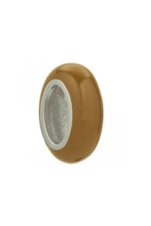 Adina Reyter Enamel Big Beads - Latte