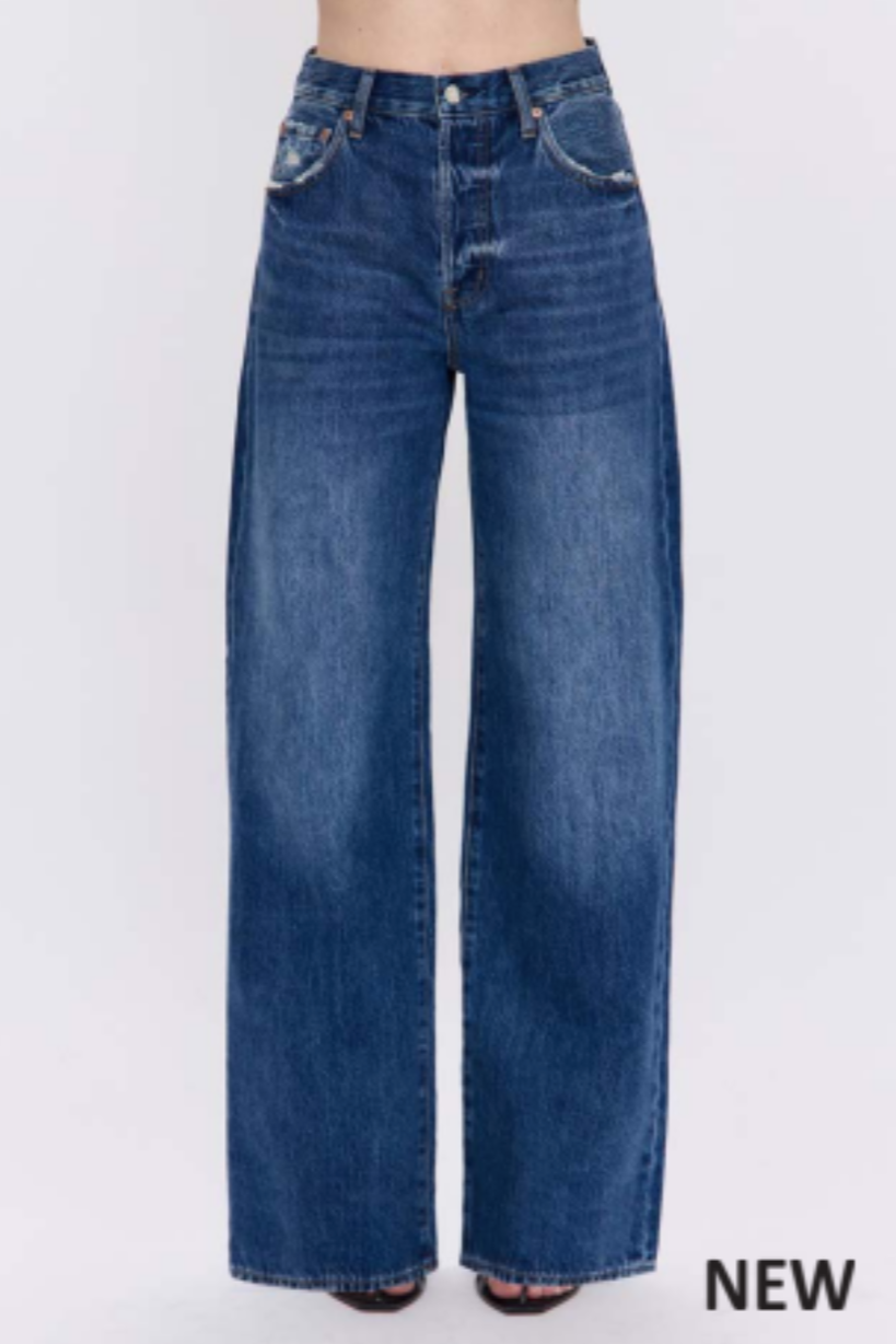 Tate High Rise Bowed Wide Leg Jean *pre-sale* | Shop Eleanor