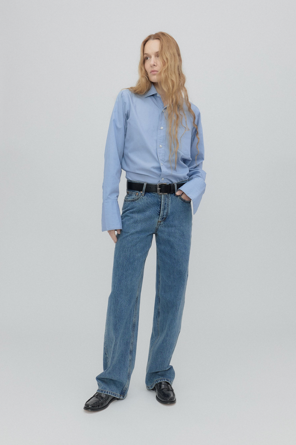 The Still Here Everyday in Classic Blue | Shop Eleanor