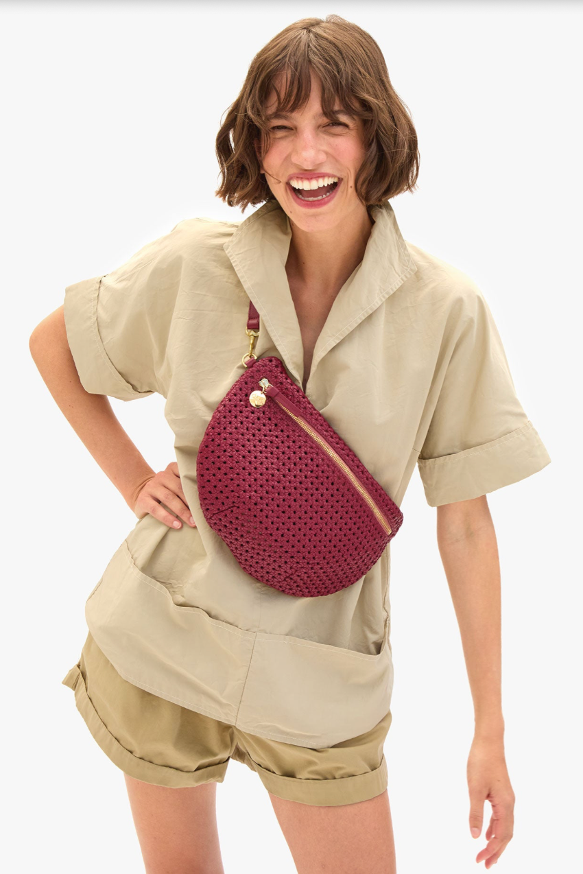 Clare V Plummy Rattan Grande Fanny | Shop Eleanor