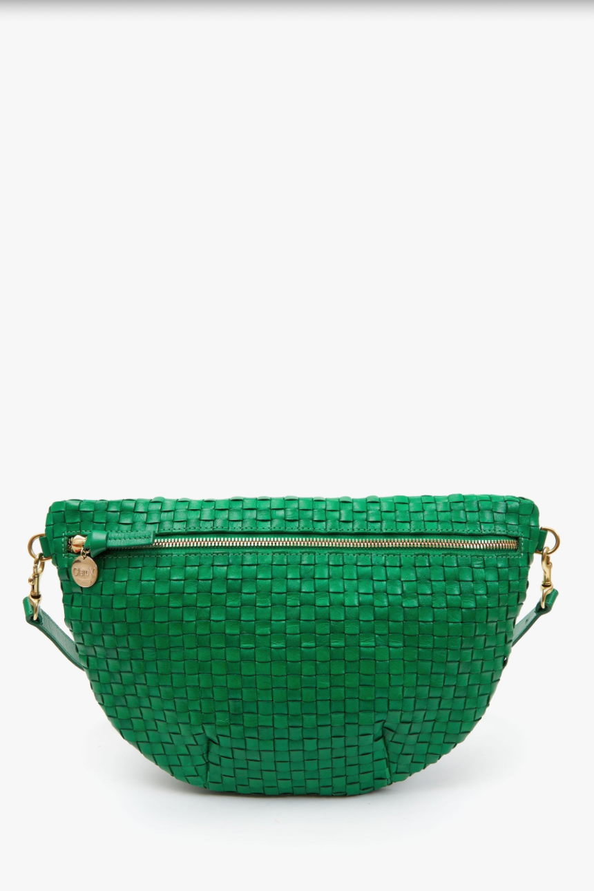 The Clare V. Grass Grande Fanny | Shop Eleanor