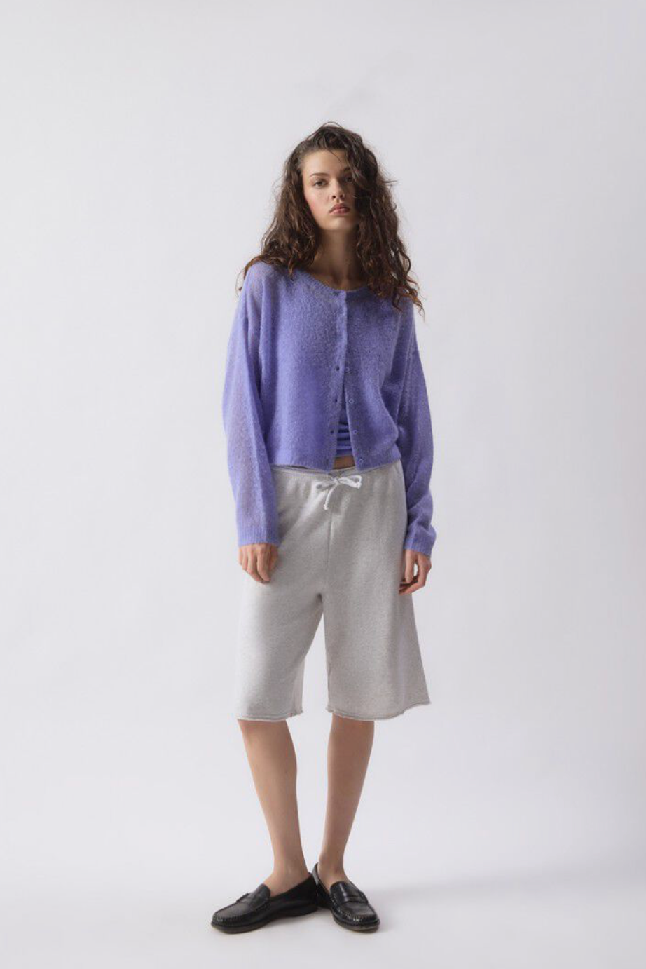 The American Vintage Bodyrow Cardigan in Provence | Shop Eleanor