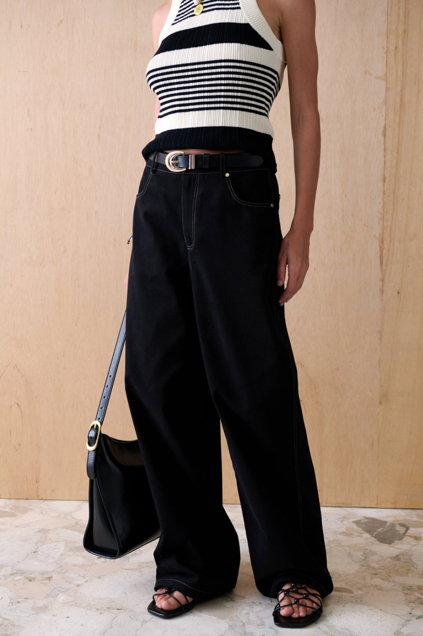 Sancia Vincent Belt in Black | Shop Eleanor