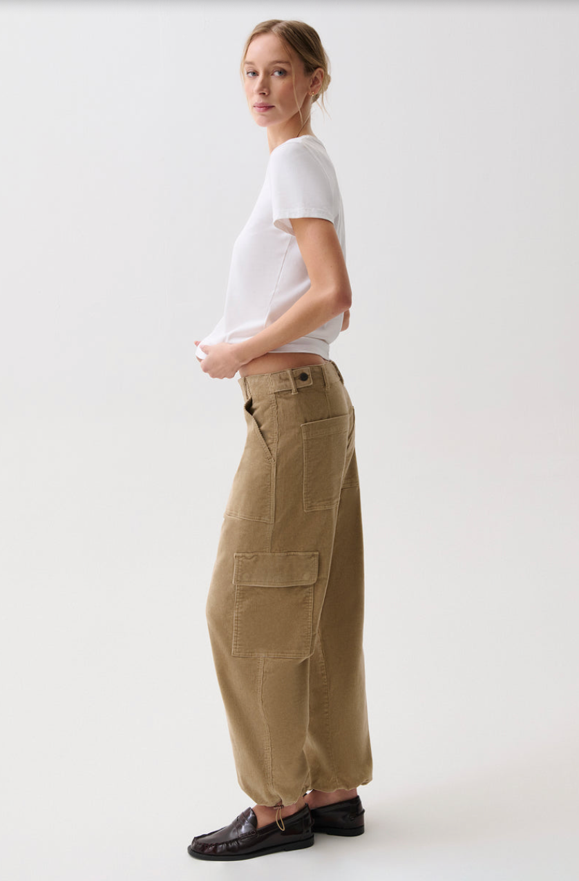 Pistola Honor Utility Cord Cargo Pant in Camel | Shop Eleanor