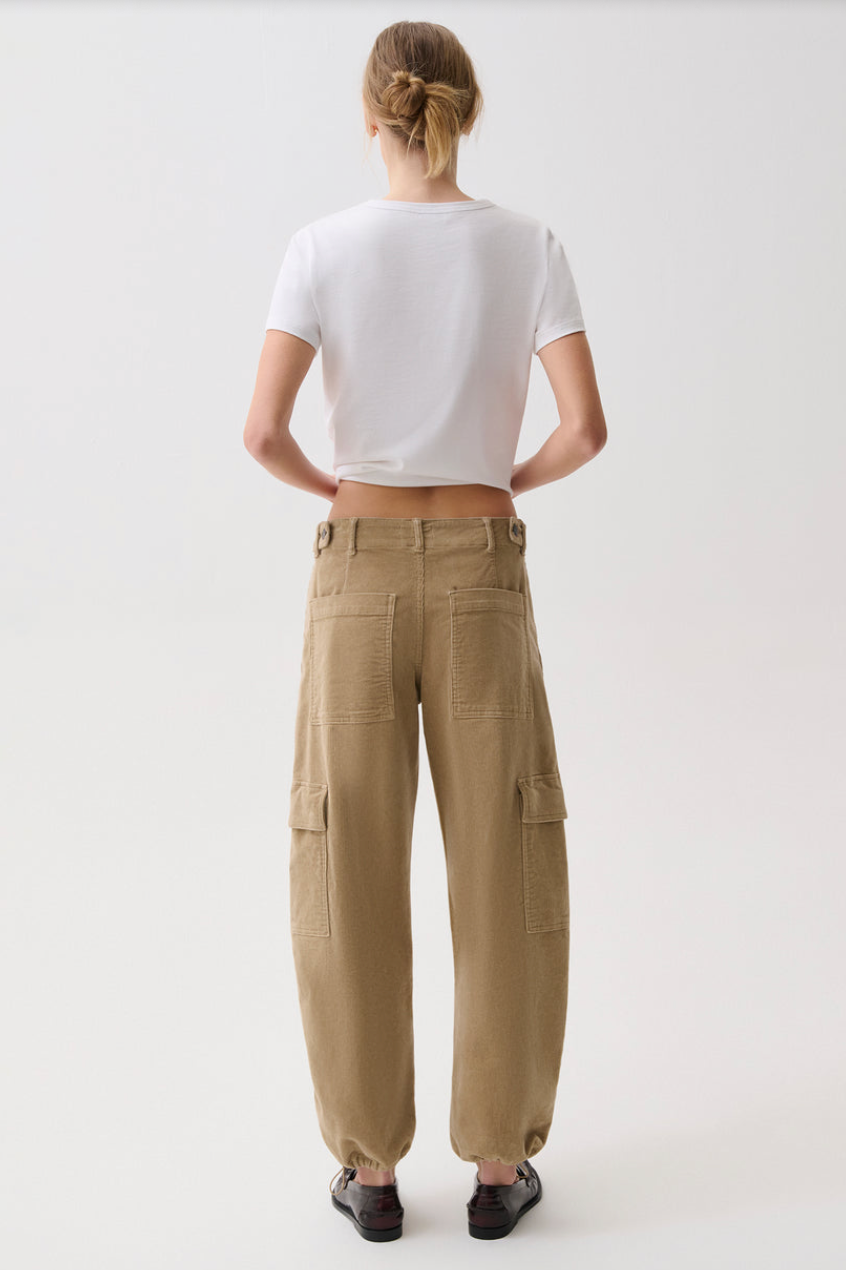 Pistola Honor Utility Cord Cargo Pant in Camel | Shop Eleanor