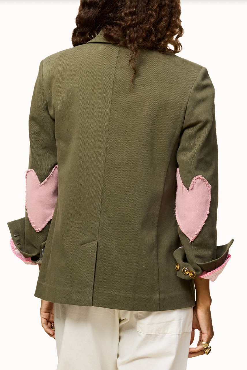 Kerri Rosenthal Workday Love Blazer in Army Green | Shop Eleanor