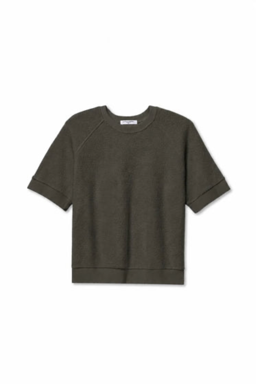 The Perfect White Tee Kennedy Shirt in Dark Olive | Shop Eleanor