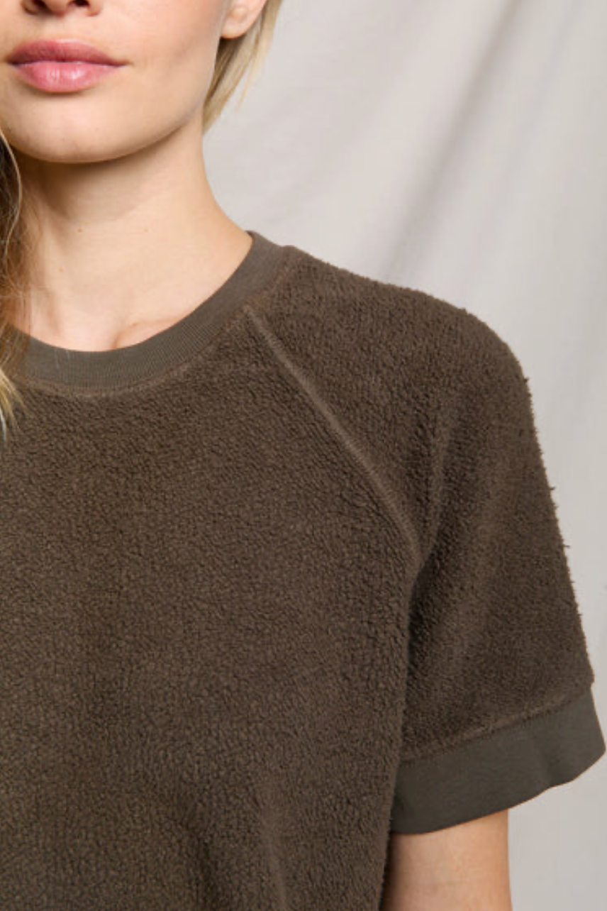 The Perfect White Tee Kennedy Shirt in Dark Olive | Shop Eleanor