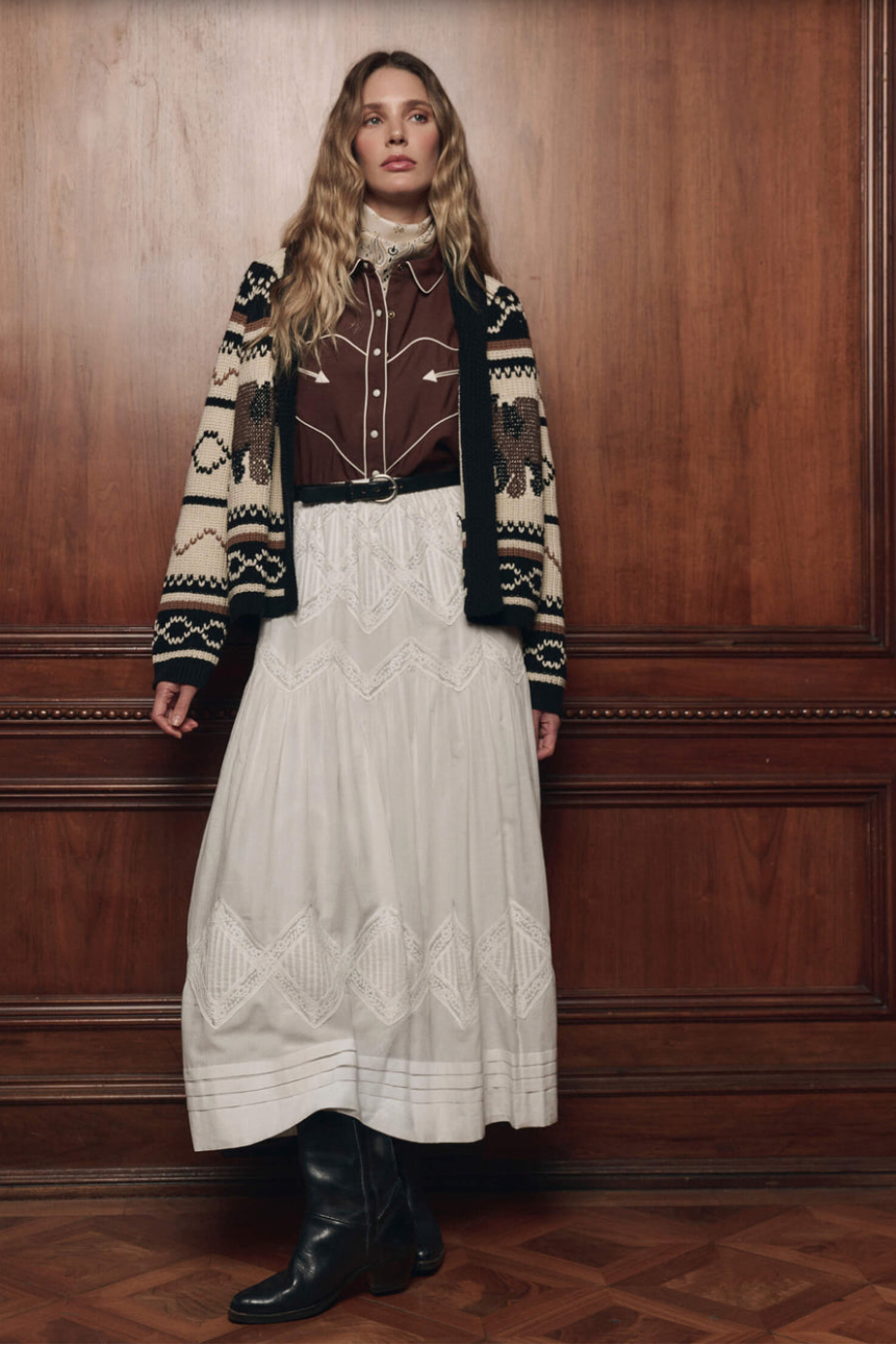 The Great Bear Lodge Cardigan in Black | Shop Eleanor