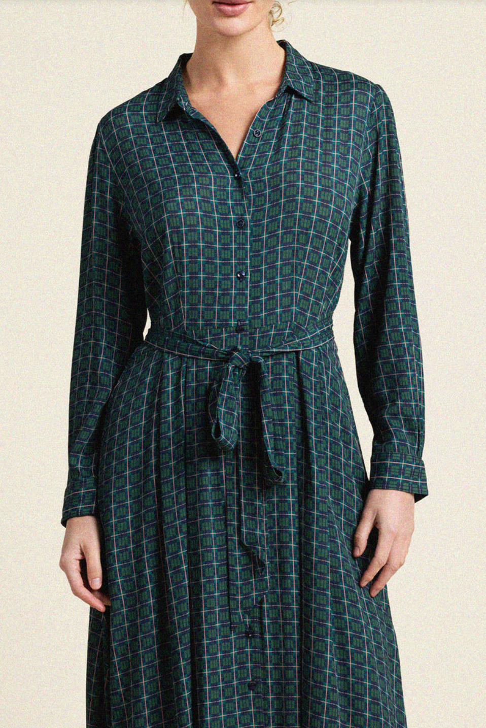 The Emmelie Dress in Davenport Plaid from TROVATA | Shop Eleanor