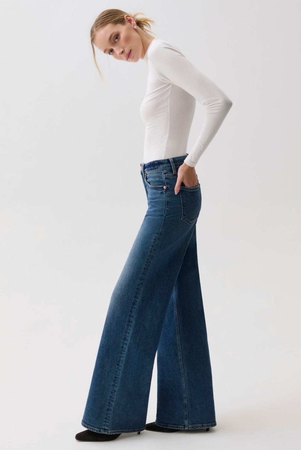 The Vivian Jean Blue Depths from Pistola Denim | Shop Eleanor
