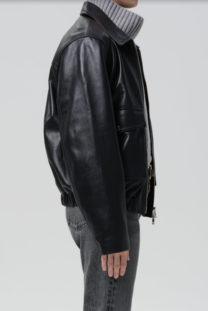 The Citizens of Humanity Zip Front Bomber Jacket | Shop Eleanor