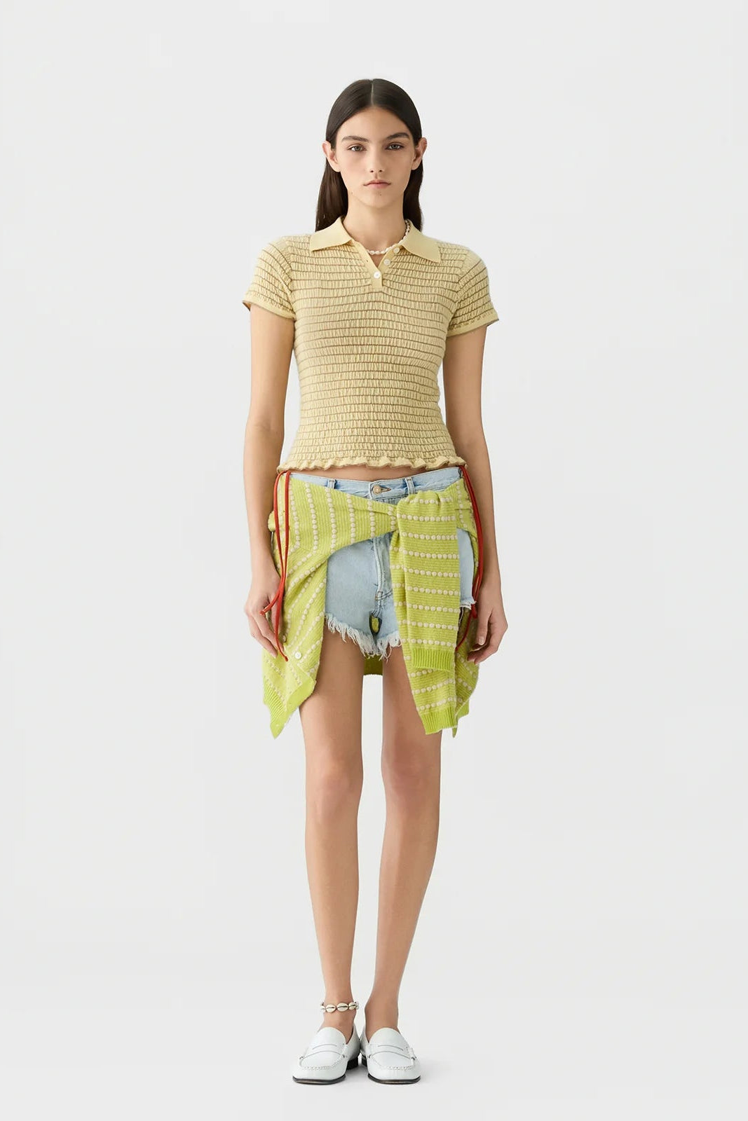 Guest in Residence Shrunken Polo in Butter | Shop Eleanor
