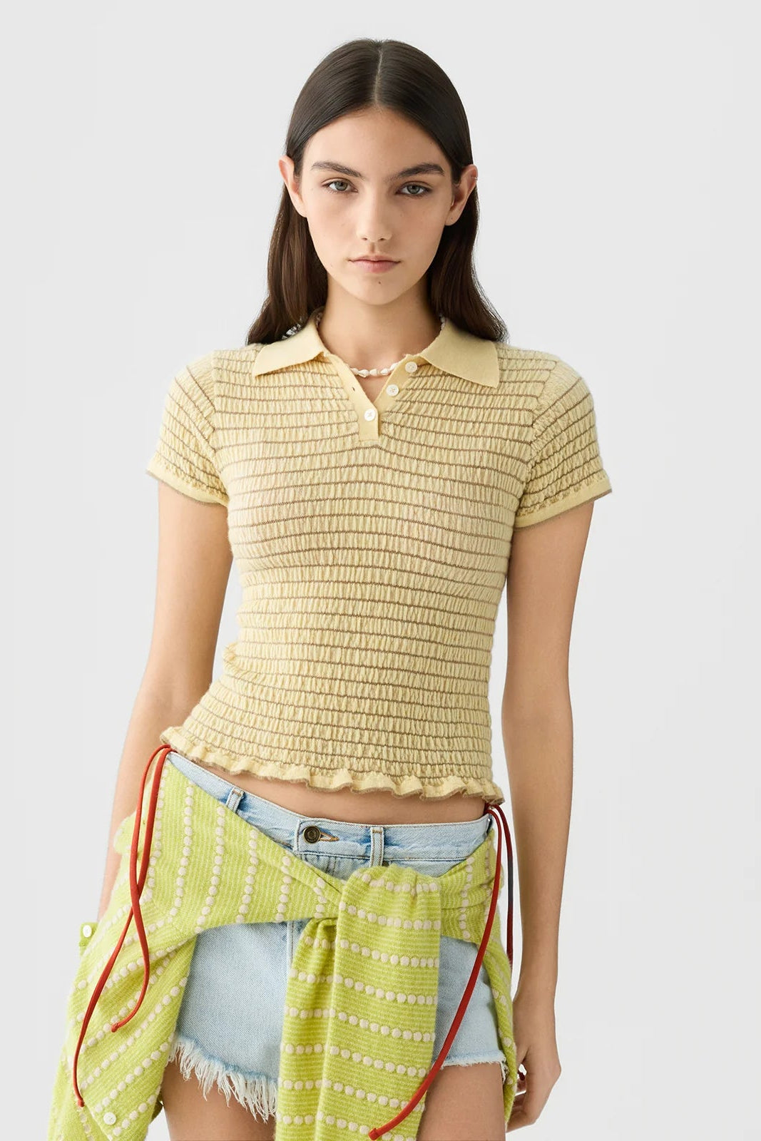 Guest in Residence Shrunken Polo in Butter | Shop Eleanor