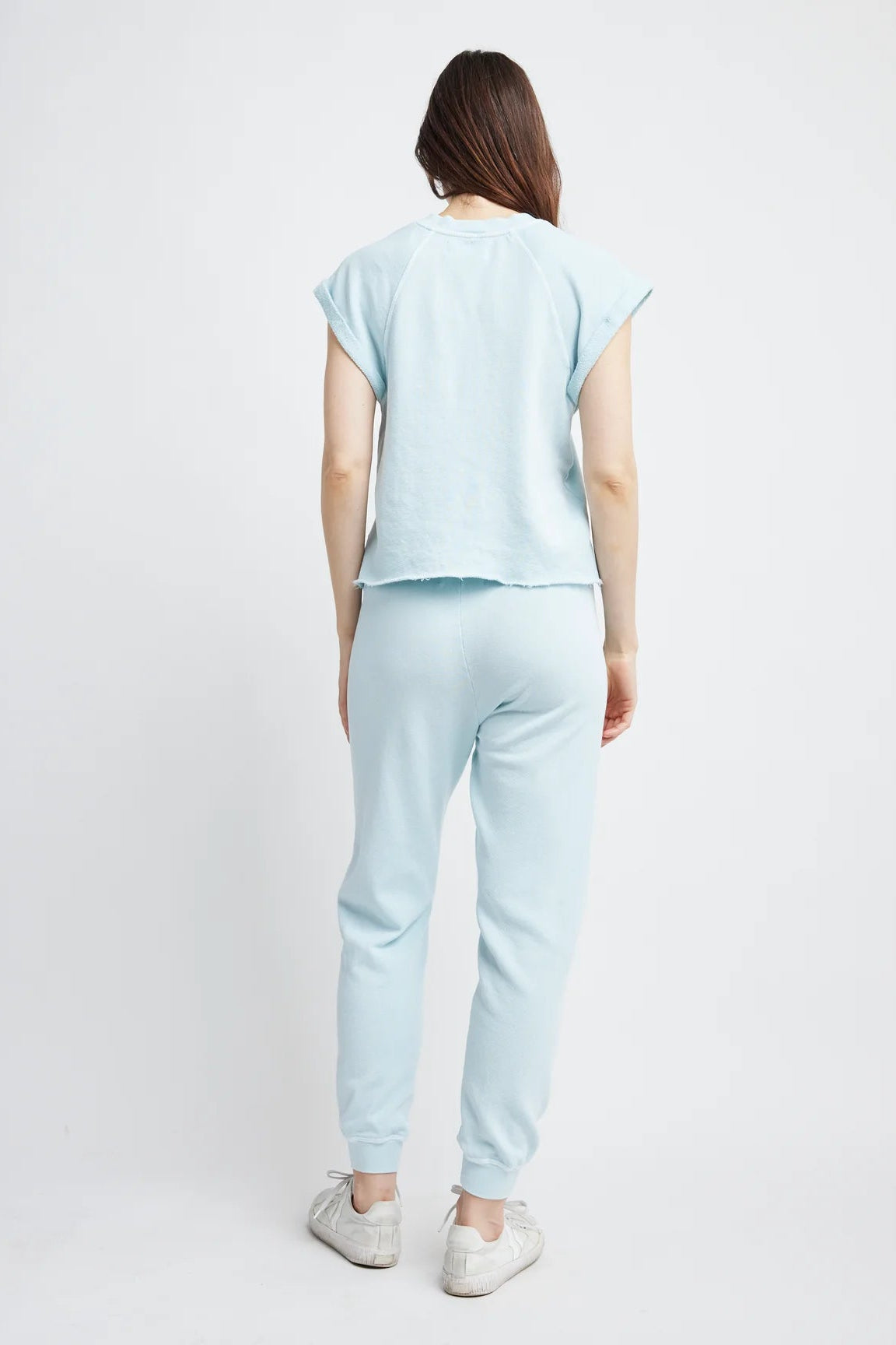 Self Contrast Wesley Sweatshirt in Light Blue | Shop Eleanor