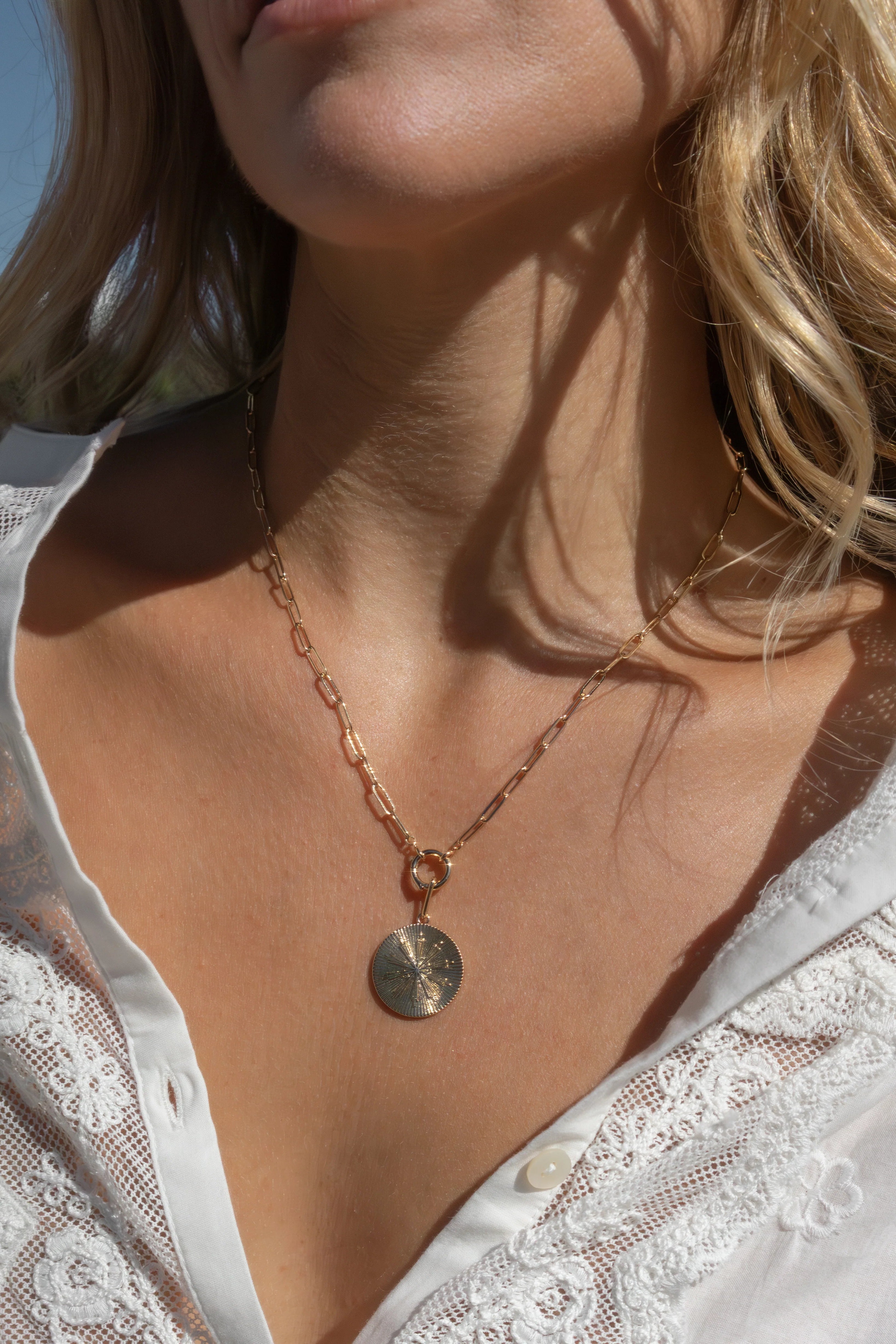 Thatch Finn Charm Necklace in 22" | Shop Eleanor