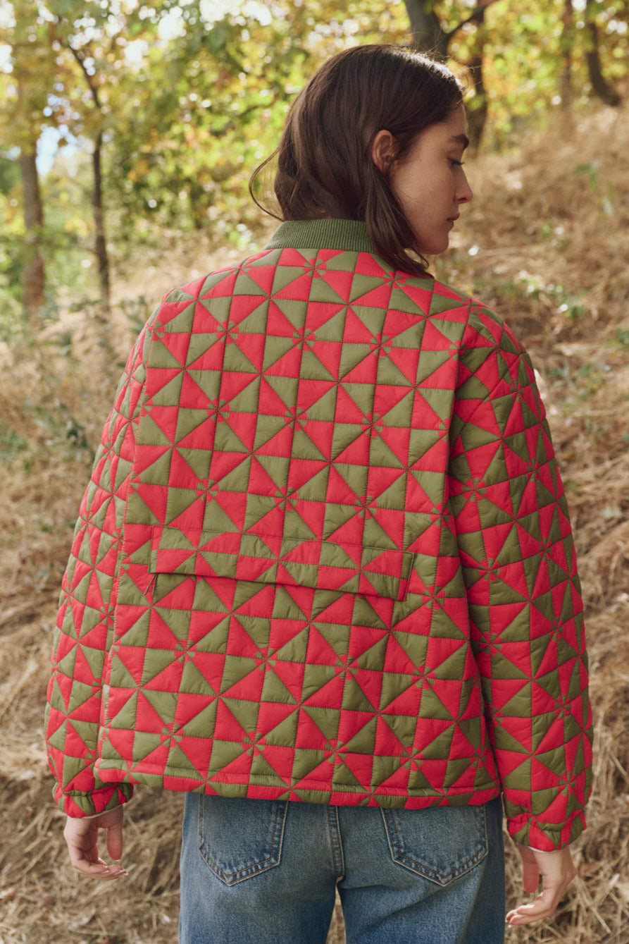 Quilted Vintage inspired puffer jacket by The Great | Shop Eleanor - Women's Clothing Boutique in Louisville, CO