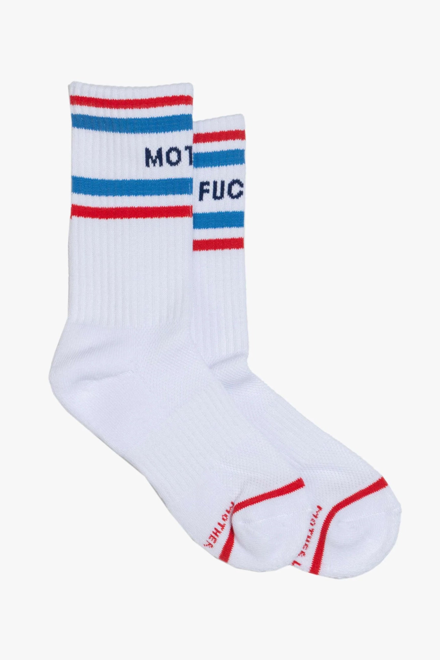 Mother Baby Steps Socks in MF White/Blue/Red | Shop Eleanor - Women's Clothing and Accessory Boutique Online