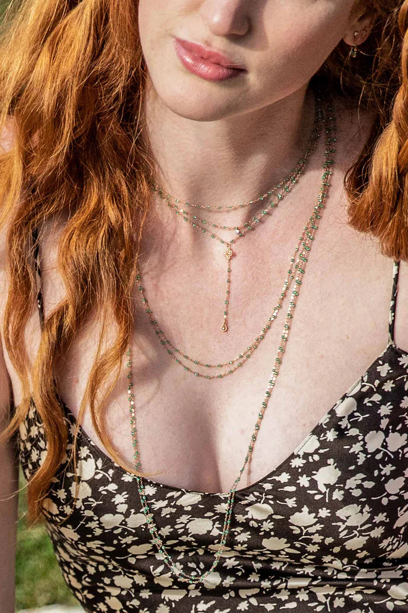 Gigi Clozeau Classic 23.6" Neckalce in Mint | Shop Eleanor